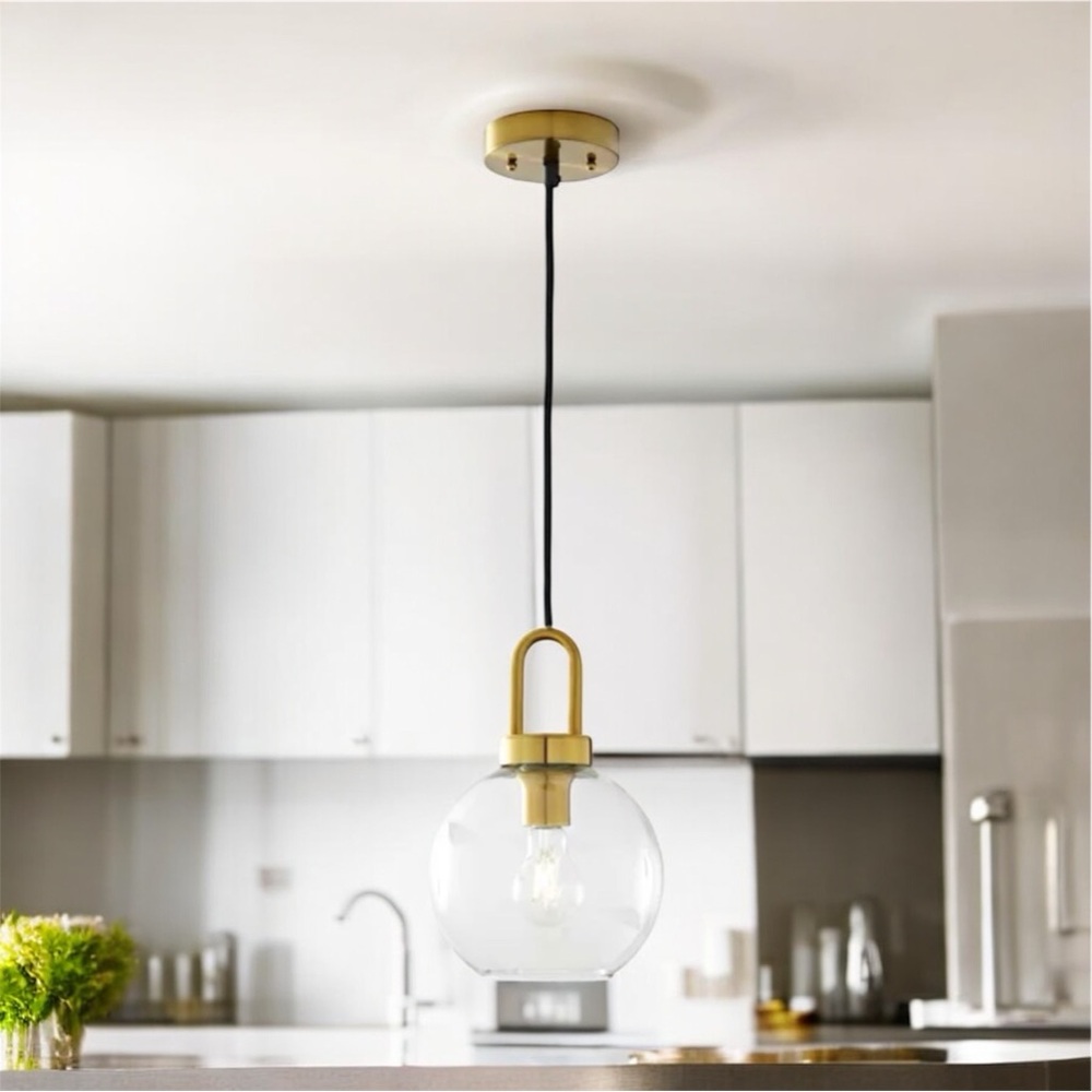 🆕 Better Homes & Gardens 59” Golden Pendant Ceiling Light Brass